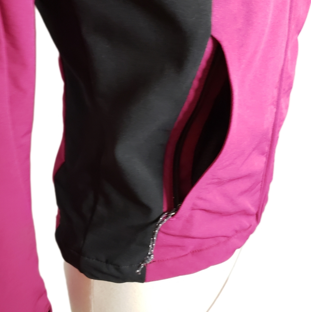 Mountain Hardwear XS Fuchsia Waterproof Shell Zip Up Performance Jacket - Picture 5 of 15